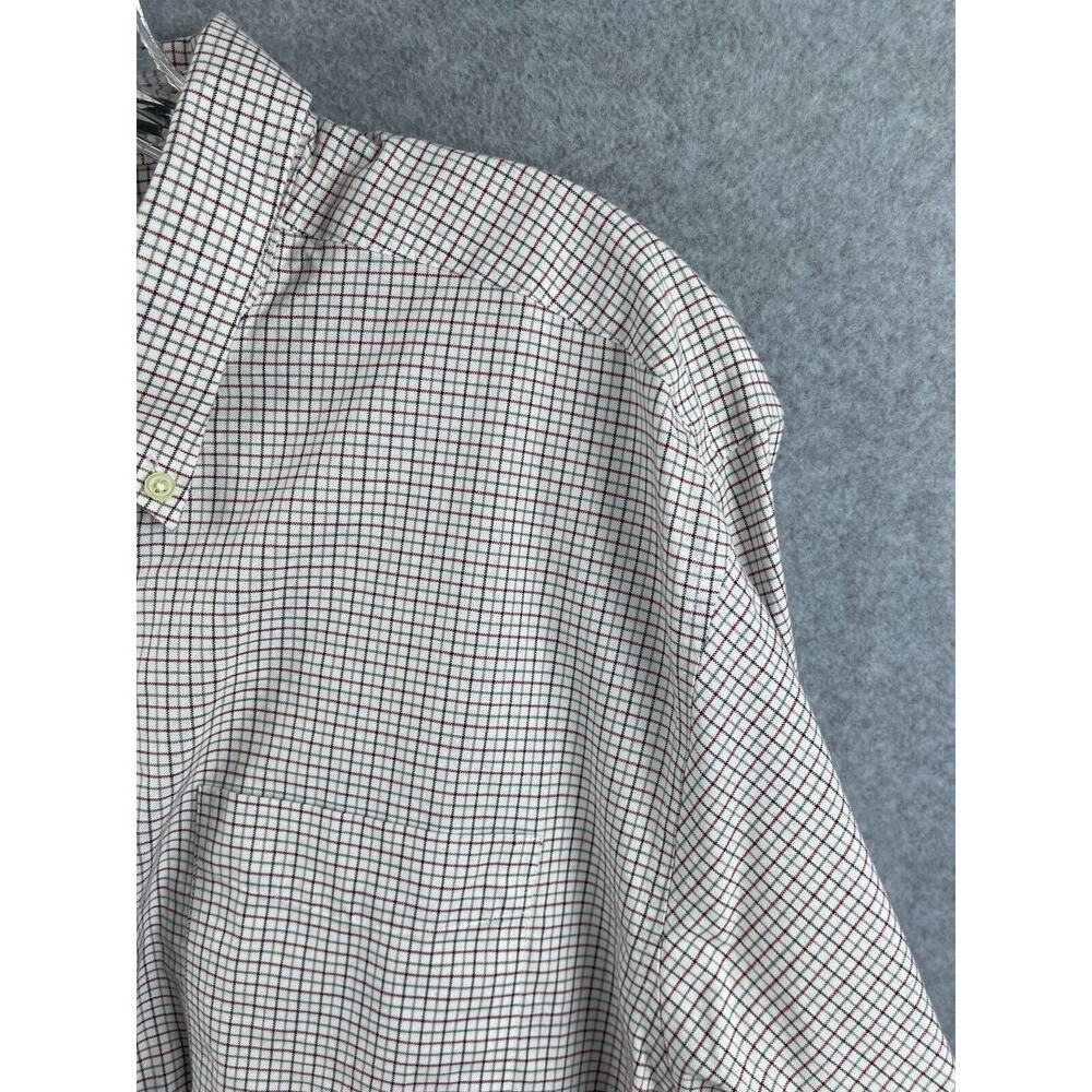 Eddie Bauer Shirt Men's XLT Checks Long Sleeve Button Down Preppy Wrinkle Free - Picture 3 of 9